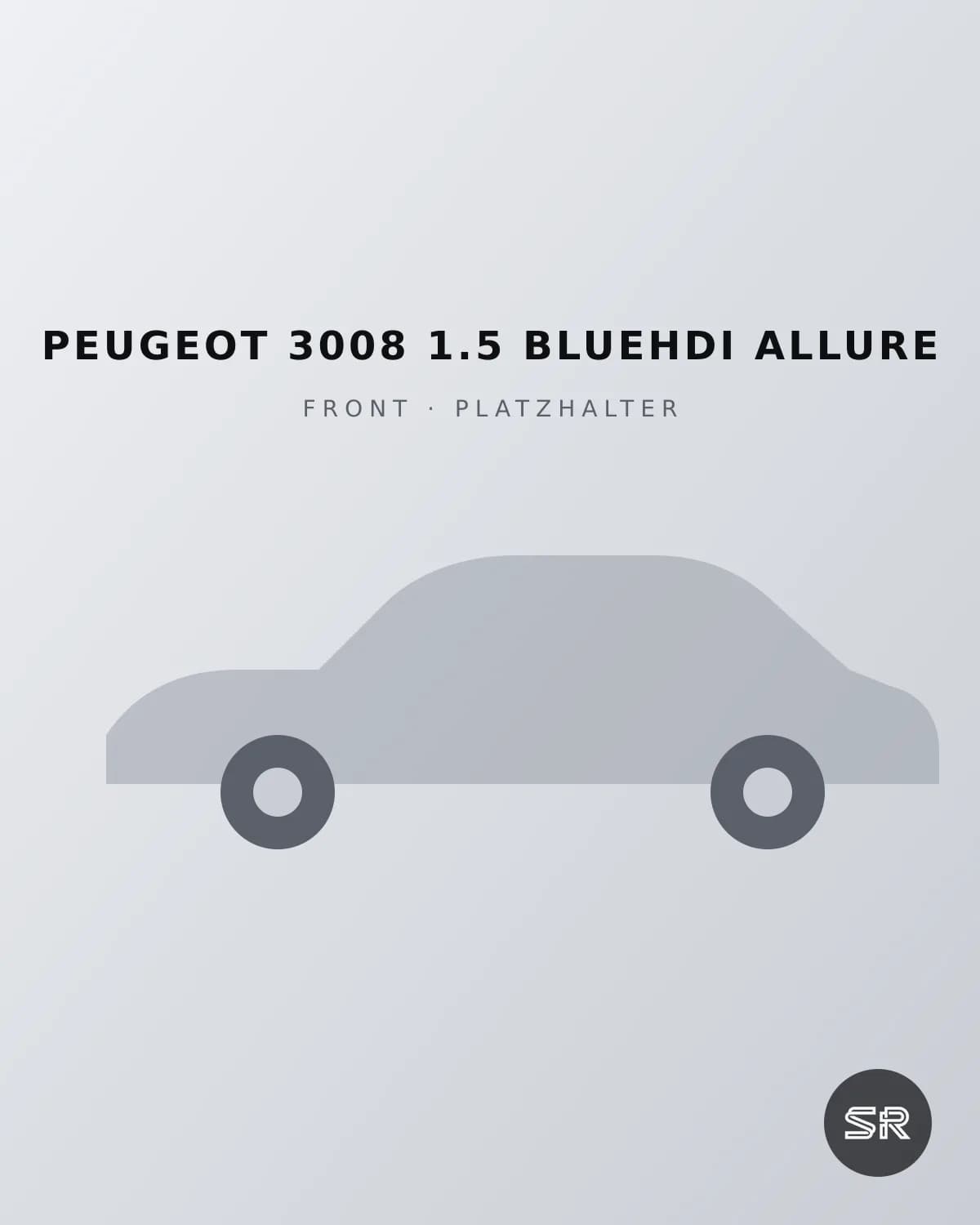 Peugeot 3008 1.5 BlueHDi Allure – Front